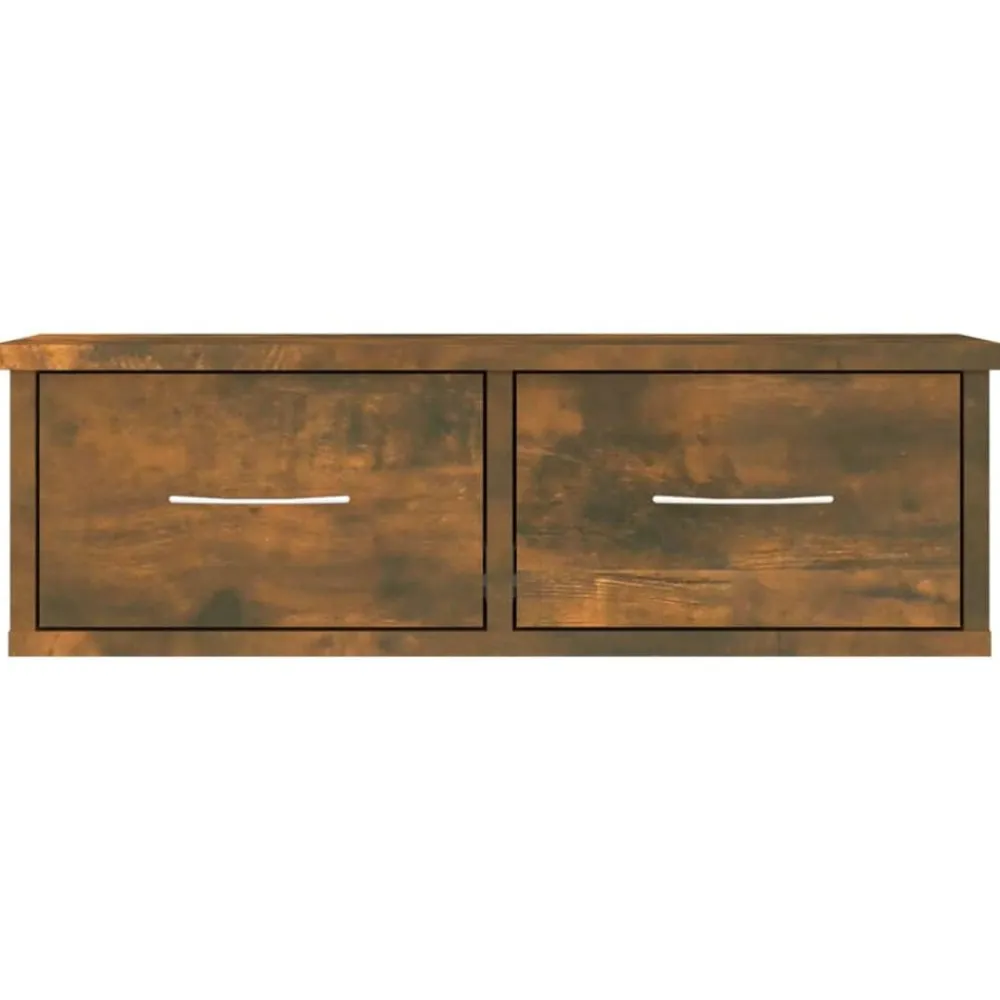 vidaXL Estanterías-Armario de pared contrachapado 60x26x18,5 cm