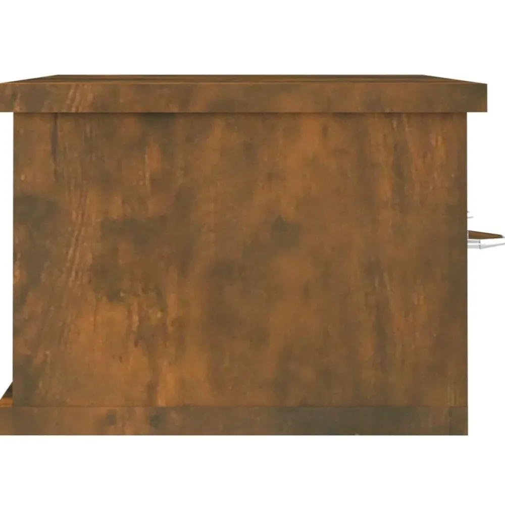 vidaXL Estanterías-Armario de pared contrachapado 60x26x18,5 cm