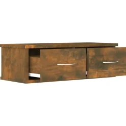 vidaXL Estanterías-Armario de pared contrachapado 60x26x18,5 cm