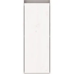 vidaXL Estanterías-Armario de pared de madera maciza de pino 30x30x80 cm