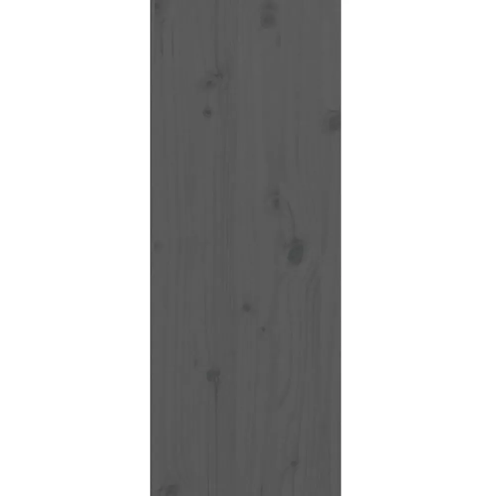 vidaXL Armario de pared de madera maciza de pino 30x30x80 cm Gris Best