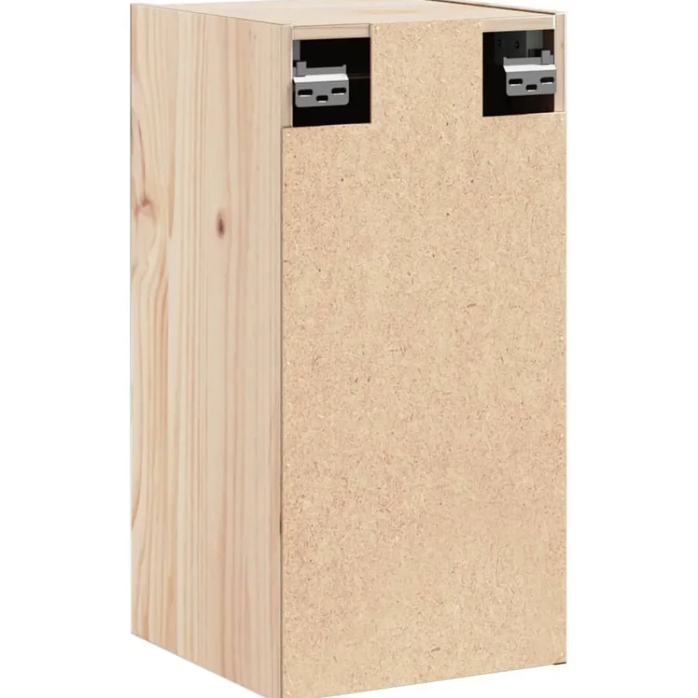 vidaXL Armario de pared de madera maciza de pino 30x30x60 cm Natural Clearance