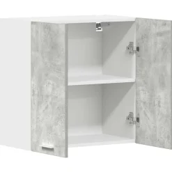 vidaXL Armarios Y Almacenamiento-Armario de pared de cocina madera de ingeniería gris hormigón