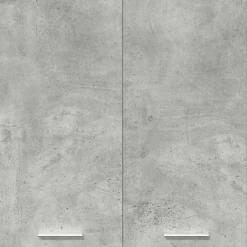 vidaXL Armarios Y Almacenamiento-Armario de pared de cocina madera de ingeniería gris hormigón