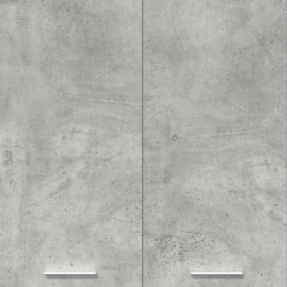 vidaXL Armarios Y Almacenamiento-Armario de pared de cocina madera de ingeniería gris hormigón