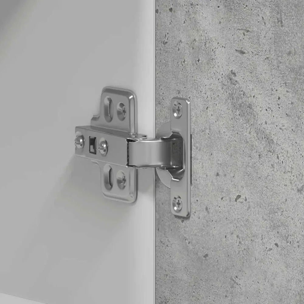 vidaXL Armarios Y Almacenamiento-Armario de pared de cocina madera de ingeniería gris hormigón