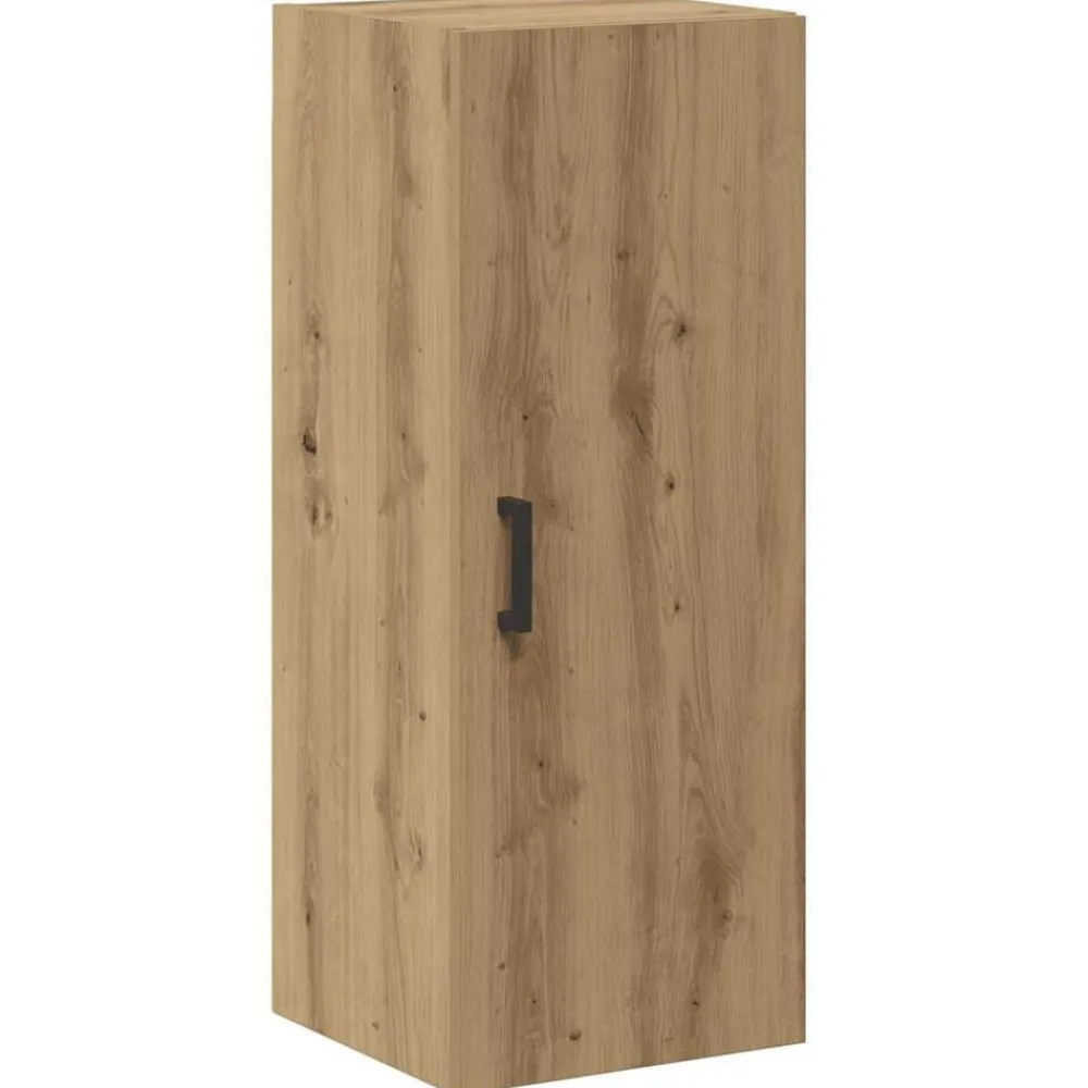 vidaXL Armario de pared madera ingeniería artisian 34,5x34x90 cm Roble Hot