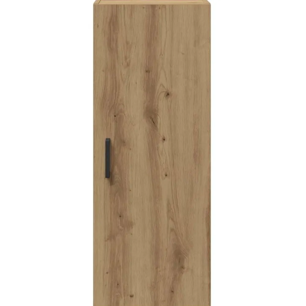 vidaXL Armario de pared madera ingeniería artisian 34,5x34x90 cm Roble Hot