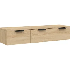 vidaXL Armario de pared madera de ingeniería 102x30x20 cm Roble Sonoma New