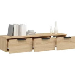 vidaXL Armario de pared madera de ingeniería 102x30x20 cm Roble Sonoma New