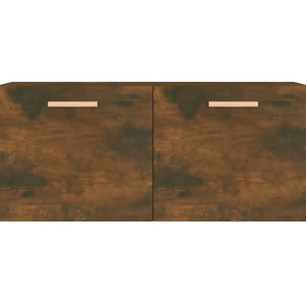 vidaXL Estanterías-Armario de pared madera ingeniería 80x35x36,5 cm
