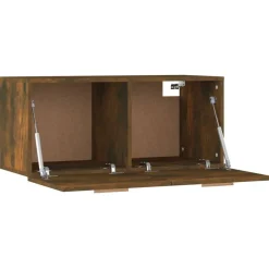 vidaXL Estanterías-Armario de pared madera ingeniería 80x35x36,5 cm