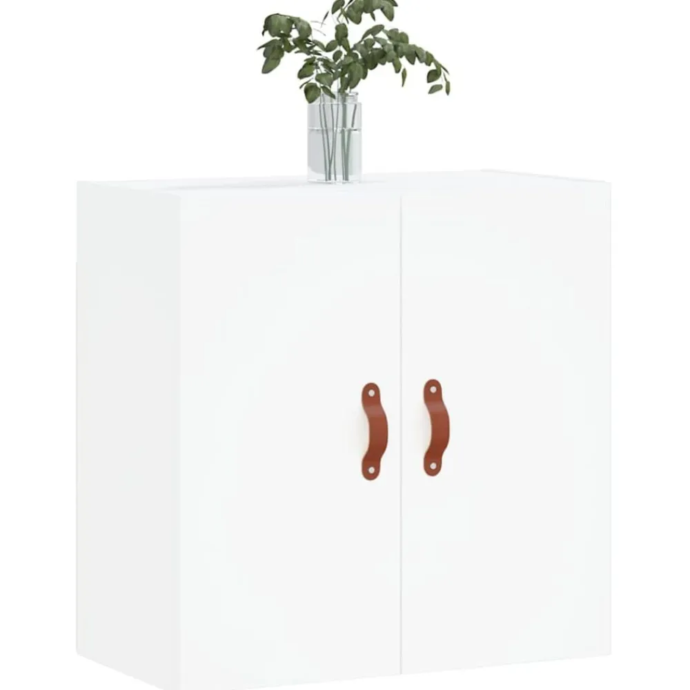vidaXL Armario de pared madera de ingeniería 60x31x60 cm Blanco Clearance
