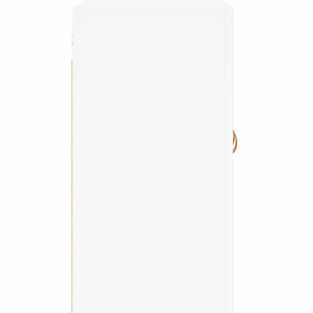 vidaXL Armario de pared madera de ingeniería 60x31x60 cm Blanco Clearance