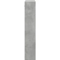 vidaXL Armario de pared madera ingeniería gris hormigón 80x15x80 cm Gris hormigón Online