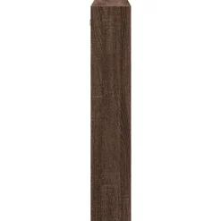 vidaXL Armario de pared madera de ingeniería marrón roble 80x15x80 cm Marr&oacute;n roble Outlet
