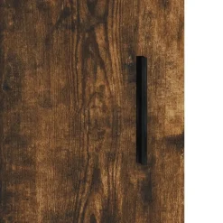 vidaXL Armario de pared madera ingeniería 69,5x34x90 cm Roble ahumado Hot