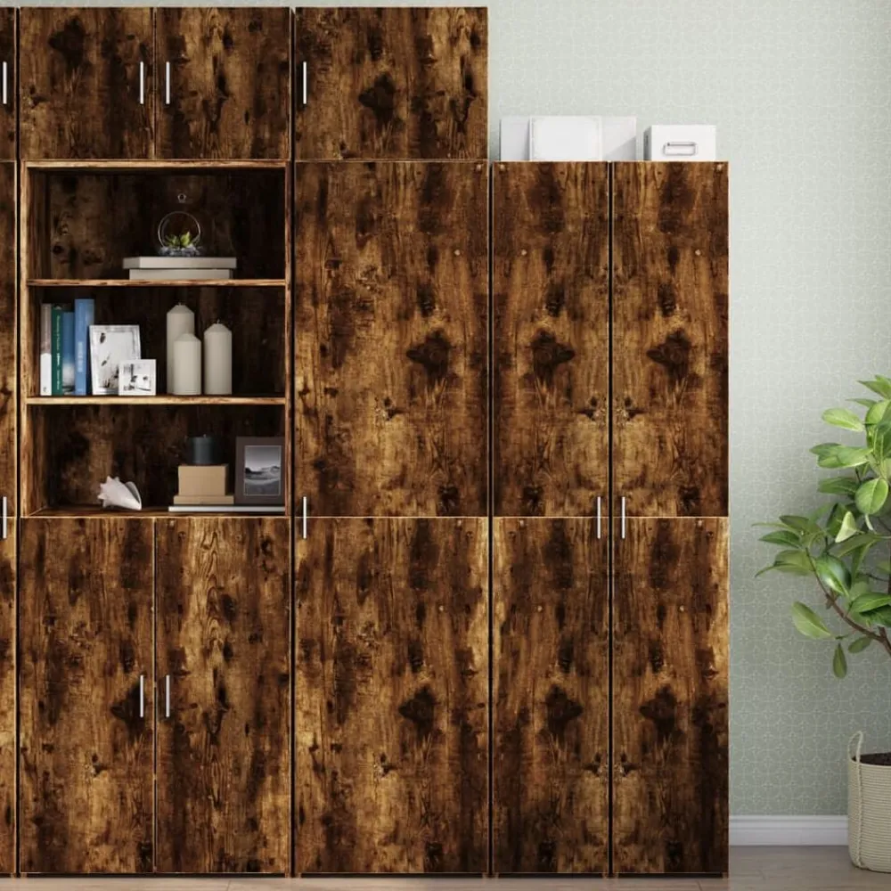 vidaXL Armarios Y Almacenamiento-Armario de pared madera ingeniería 50x42,5x40 cm