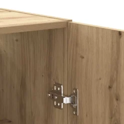 vidaXL Armarios Y Almacenamiento-Armario de pared madera ingeniería marrón roble 69,5x34x90 cm