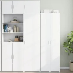 vidaXL Armario de pared madera de ingeniería 50x42,5x40 cm Blanco Clearance