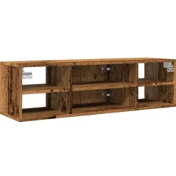 vidaXL Armario de pared madera de ingeniería madera vieja 101x30x29 cm Madera antigua