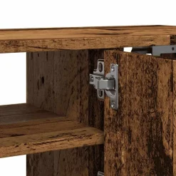 vidaXL Armario de pared madera de ingeniería madera vieja 101x30x29 cm Madera antigua