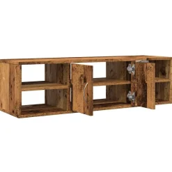 vidaXL Armario de pared madera de ingeniería madera vieja 101x30x29 cm Madera antigua