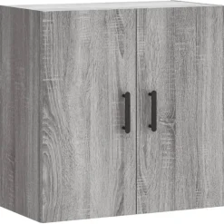 vidaXL Armario de pared madera de ingeniería 60x31x60 cm Gris sonoma New