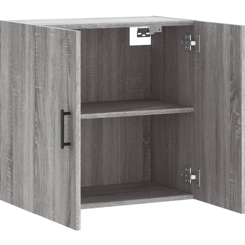 vidaXL Armario de pared madera de ingeniería 60x31x60 cm Gris sonoma New