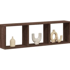 vidaXL Armario de pared madera ingeniería marrón roble 100x16x30 cm Marr&oacute;n roble Hot