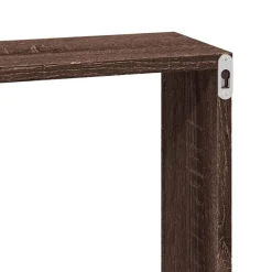 vidaXL Armario de pared madera ingeniería marrón roble 100x16x30 cm Marrón roble Hot