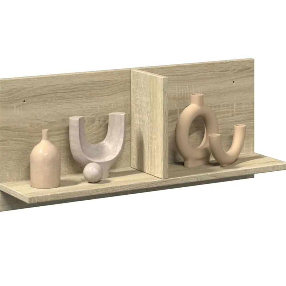 vidaXL Armario de pared madera ingeniería 70x16,5x30 cm Roble Sonoma Hot