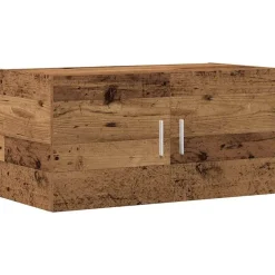 vidaXL Armario de pared madera ingeniería envejecida 80x39x40 cm Madera antigua Outlet