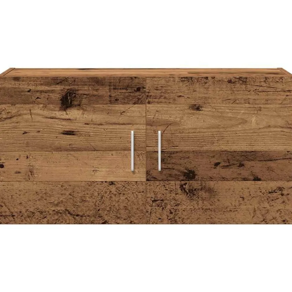 vidaXL Armario de pared madera ingeniería envejecida 80x39x40 cm Madera antigua Outlet
