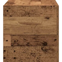 vidaXL Armario de pared madera ingeniería envejecida 80x39x40 cm Madera antigua Outlet