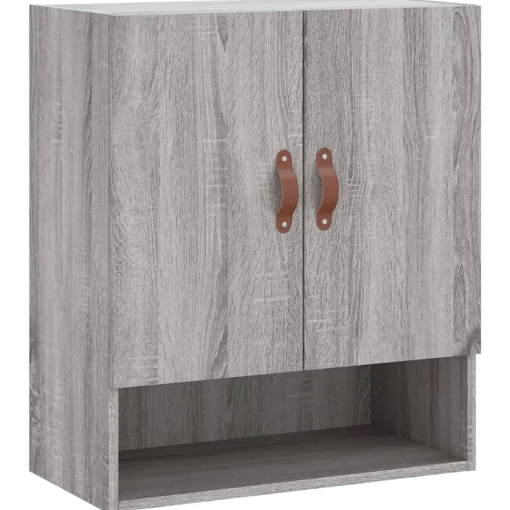 vidaXL Armario de pared madera de ingeniería 60x31x70 cm Gris sonoma Best