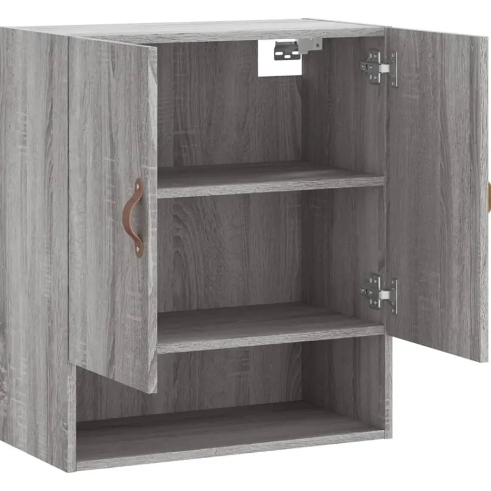 vidaXL Armario de pared madera de ingeniería 60x31x70 cm Gris sonoma Best