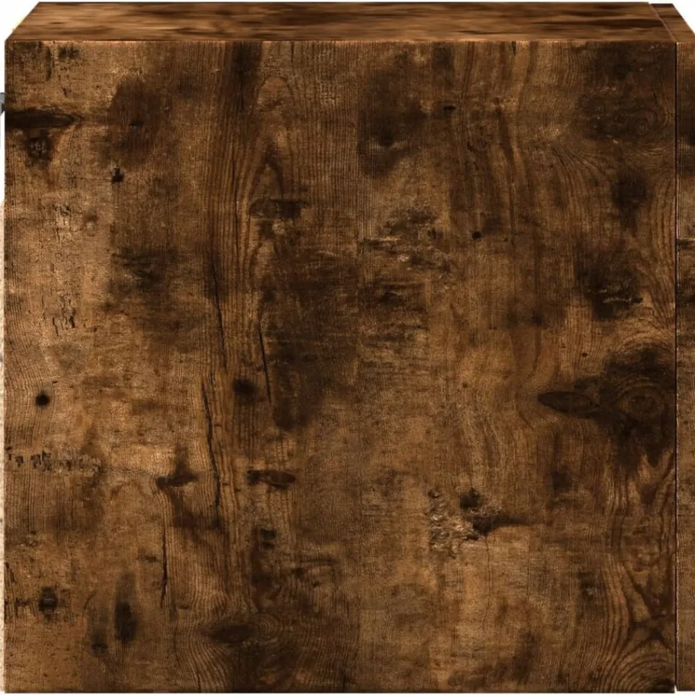 vidaXL Armario de pared madera ingeniería 30x42,5x40 cm Roble ahumado Sale