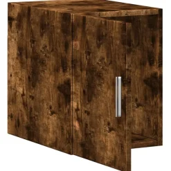 vidaXL Armario de pared madera ingeniería 30x42,5x40 cm Roble ahumado Sale