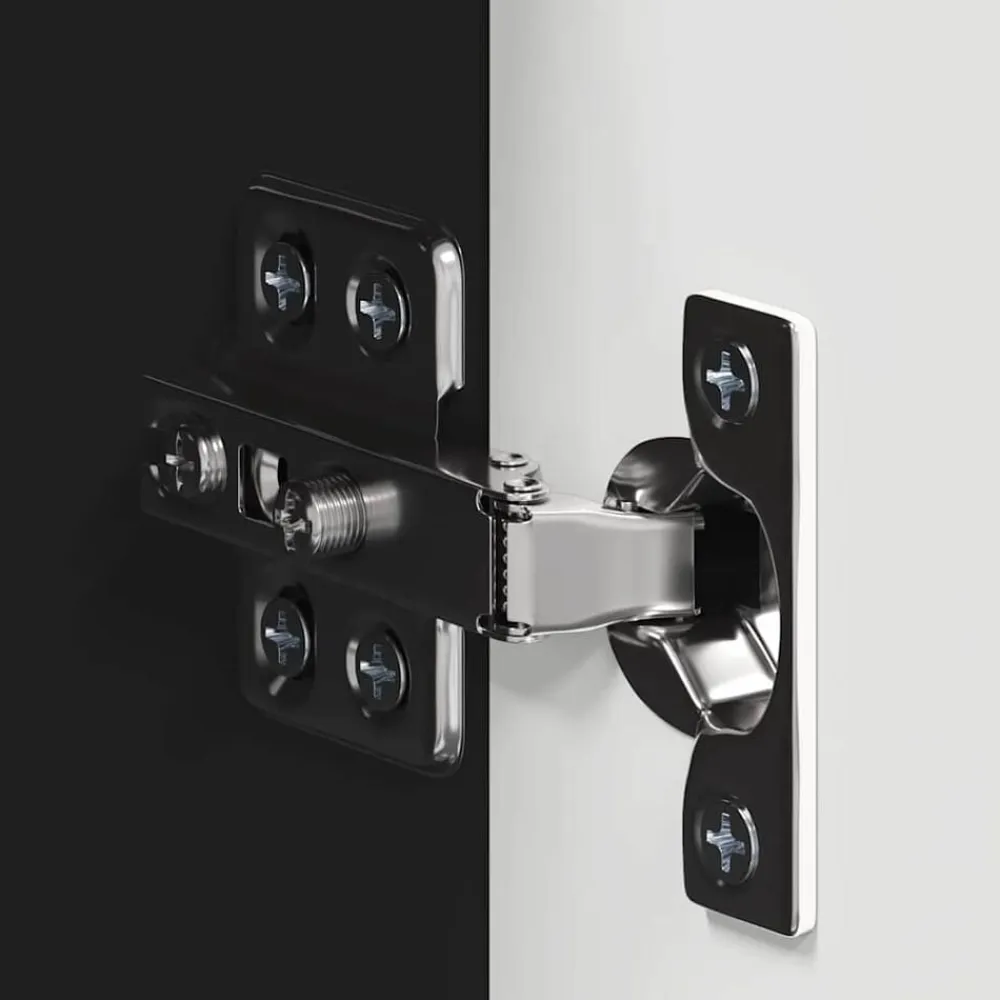 vidaXL Armario de pared para baño TULUM 37 x 24,5 x 86 cm Negro Discount