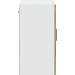vidaXL Armarios Y Almacenamiento-Armario de pared para cocina puerta cristal Porto roble sonoma