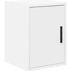 vidaXL Armario de pared para garaje madera de ingeniería Blanco Best
