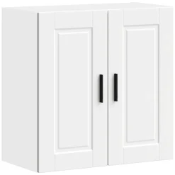 vidaXL Armario de pared para cocina Porto madera de ingeniería blanca Blanco Best