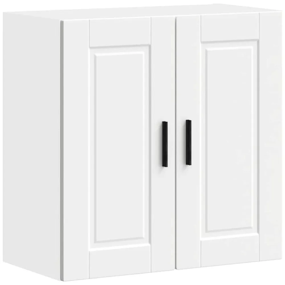 vidaXL Armario de pared para cocina Porto madera de ingeniería blanca Blanco Best