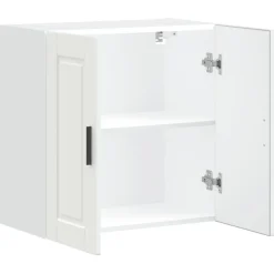 vidaXL Armario de pared para cocina Porto madera de ingeniería blanca Blanco Best