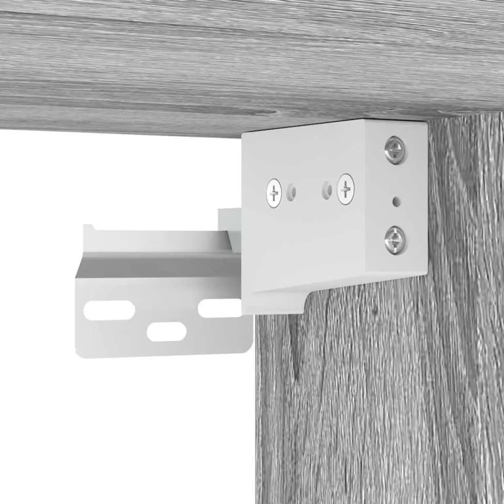 vidaXL Armario de pared para garaje madera de ingeniería Gris sonoma Clearance