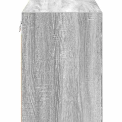 vidaXL Armario de pared para garaje madera de ingeniería Gris sonoma Clearance