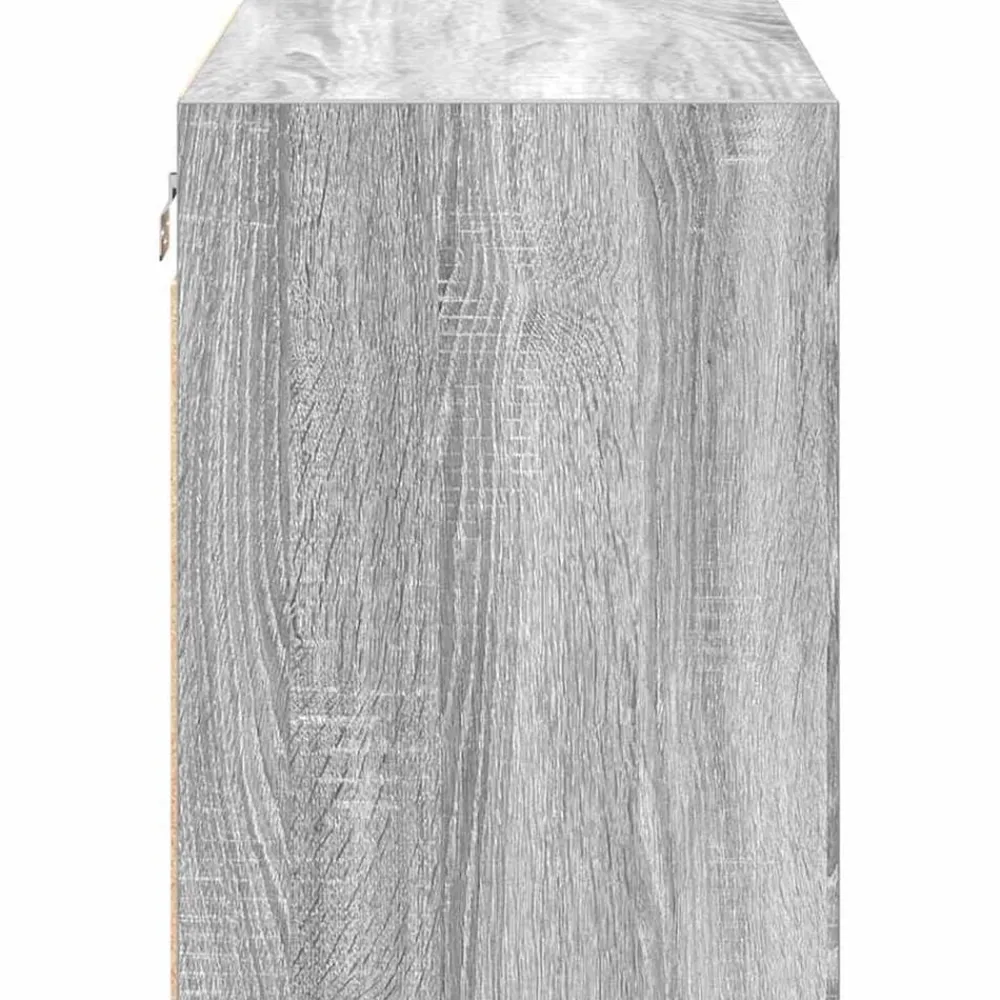 vidaXL Armario de pared para garaje madera de ingeniería Gris sonoma Clearance