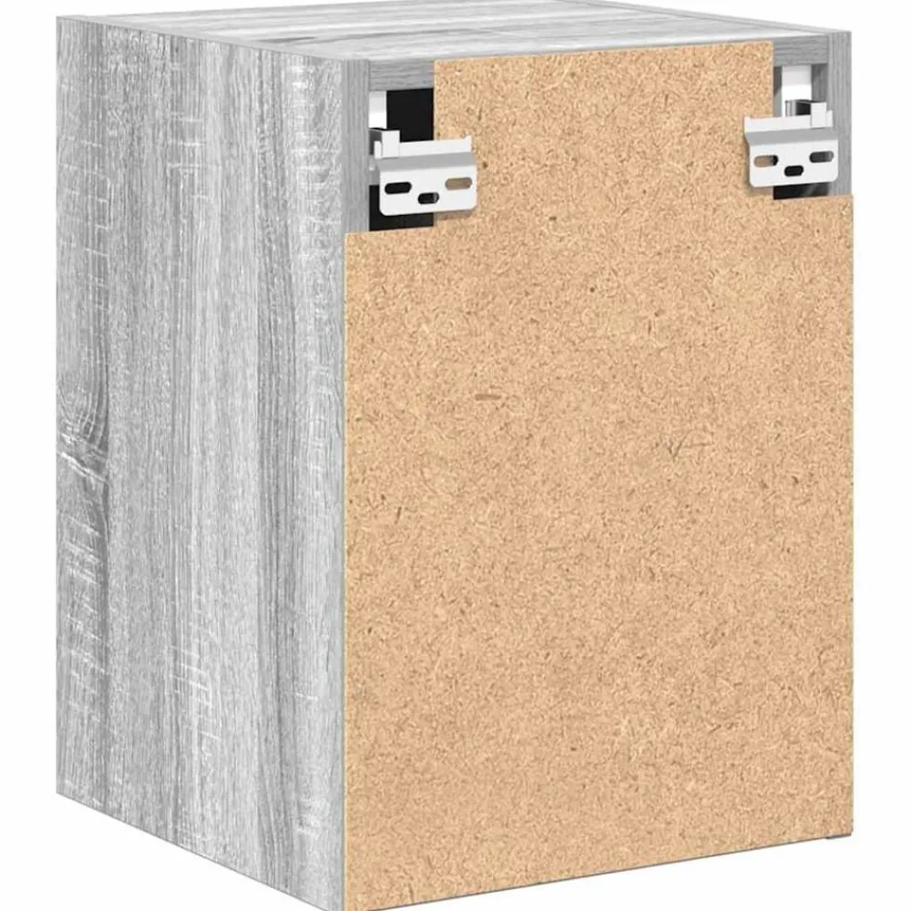 vidaXL Armario de pared para garaje madera de ingeniería Gris sonoma Clearance