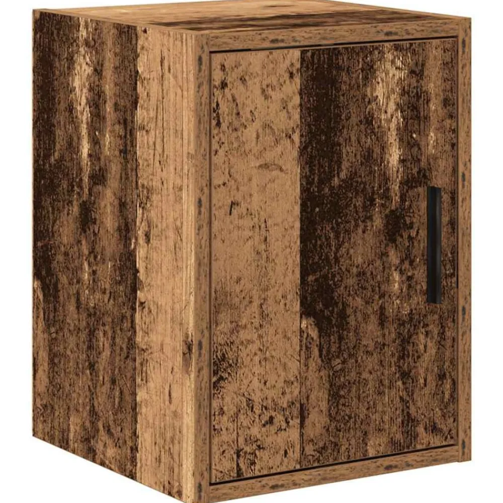 vidaXL Armario de pared para garaje madera ingeniería Madera antigua Clearance